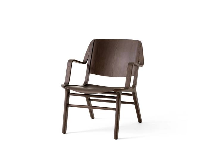 &Tradition AX HM11 Lounge Chair mit Armlehne Dark stained oak