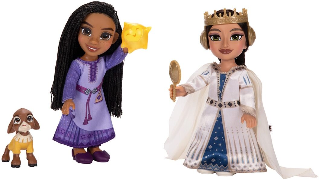 Disney Set Cuentacuentos muñecas 15 cm Asha &amp; Reina Amaya Wish .