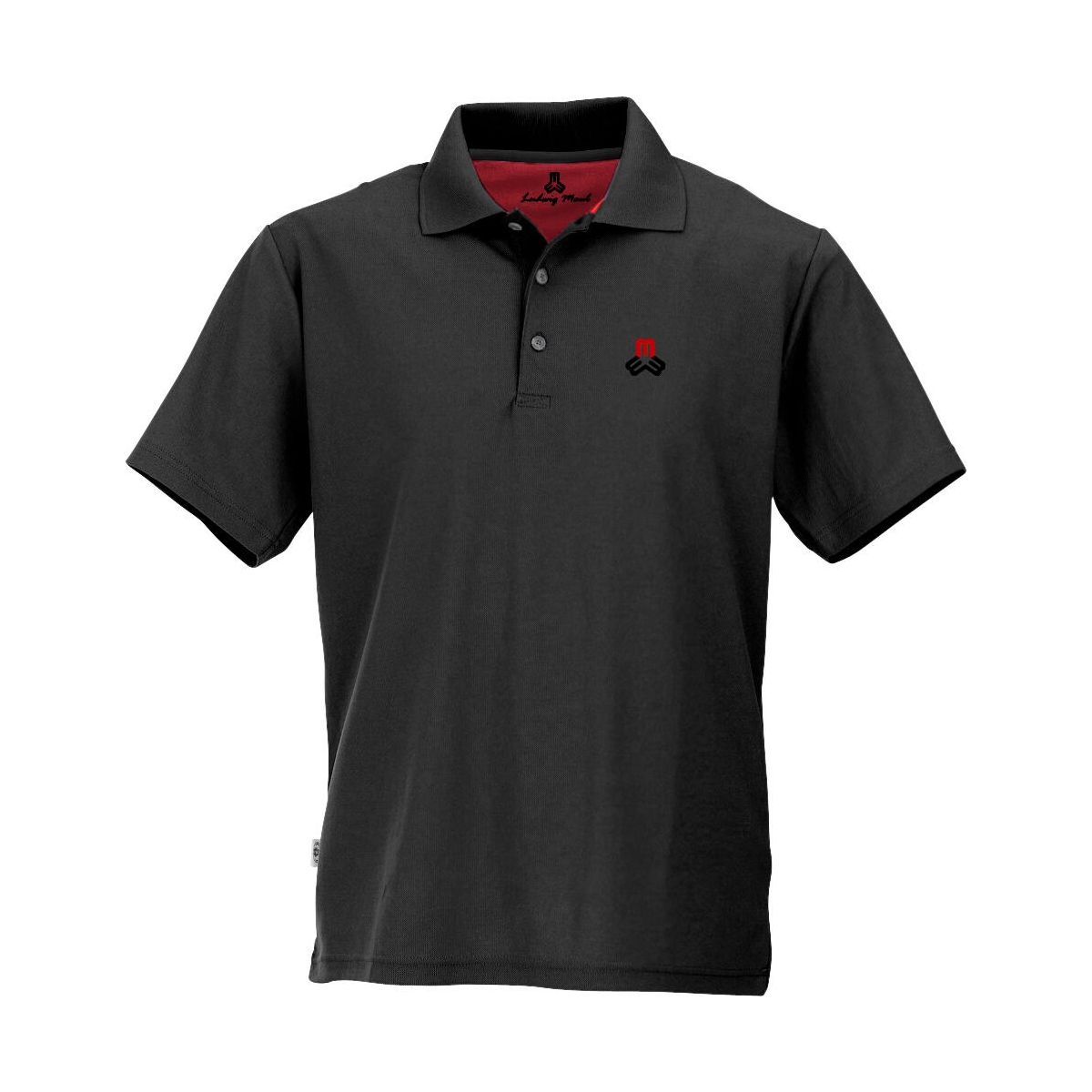 MAUL Sport Spiez Fresh - 1/2 Poloshirt black/red (193) 58 4941899237-193-58