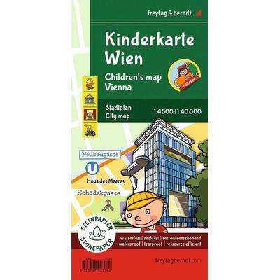 freytag & berndt Stadtplan Kinderkarte Wien 1:40.000, Sonstige von Arthur Fürnhammer, KOMPASS Freytag & Berndt, 978-3-7079-2316-2