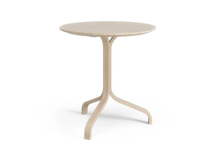 Swedese Lamino Tisch Ø46x49 cm Eiche weiß pigmentiert