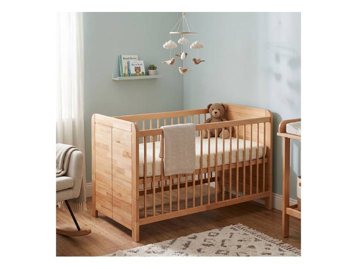 bv-vertrieb Babybett Babybett Rahmen Kernbuche massiv Sprossen Buche Dekor #4547