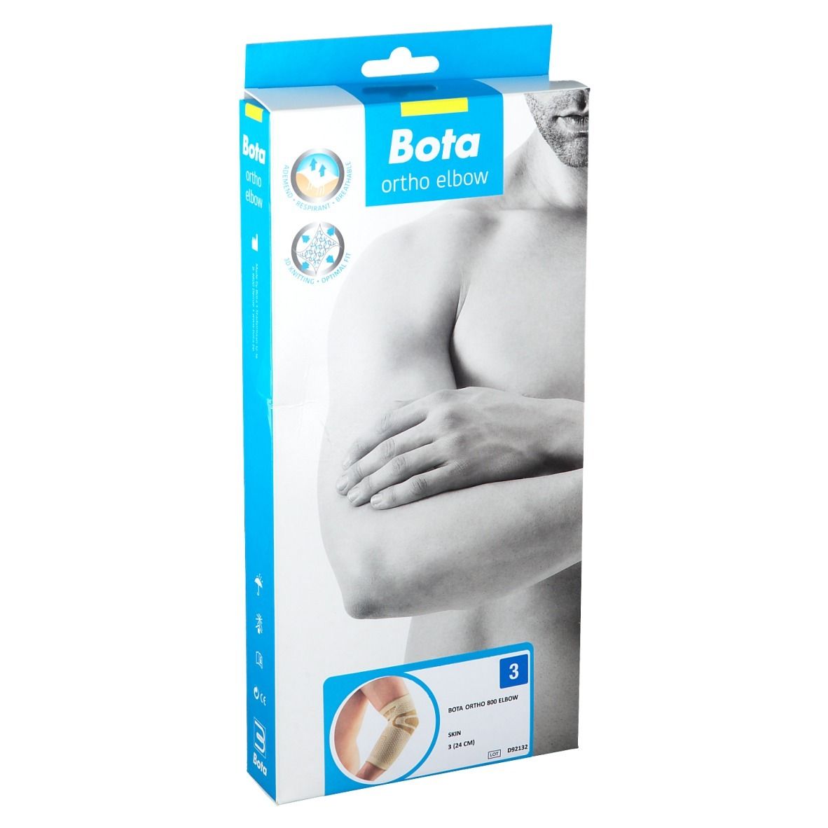 Bota Ortho Elleboog 800 Skin Maat 3 1 St Bandage(s)