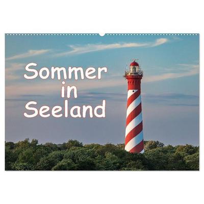 Sommer in Seeland (Wandkalender 2026 DIN A2 quer), CALVENDO Monatskalender