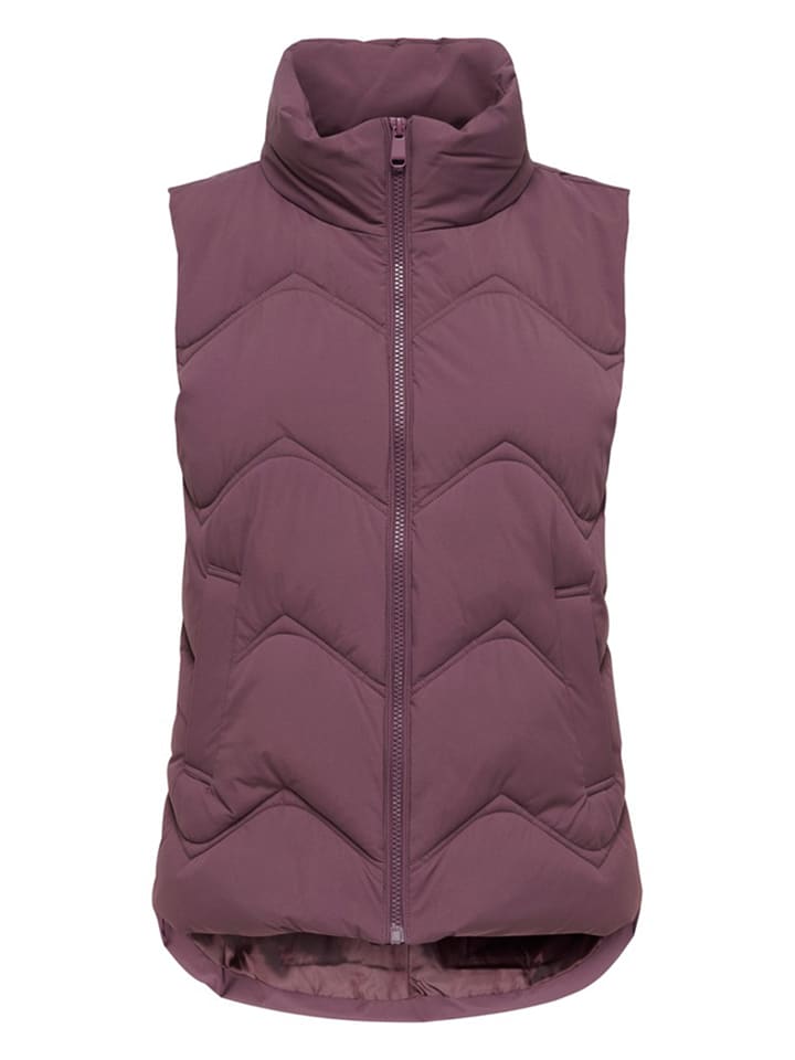JDY Steppweste in Mauve - S