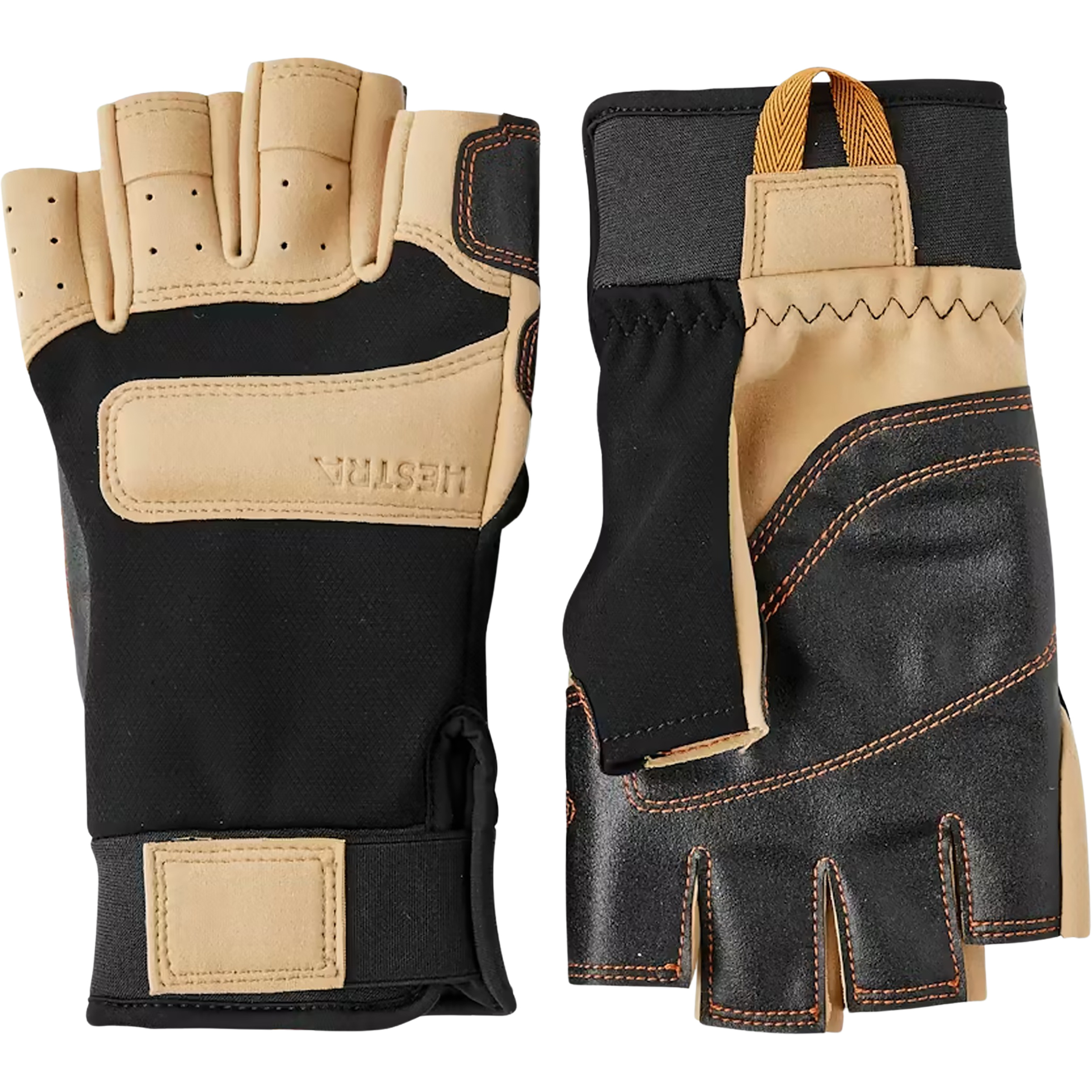 Hestra Climbers Liba Short Fingerhandschuhe braun Größe 7 Alpinklettern | Sportklettern Winddicht