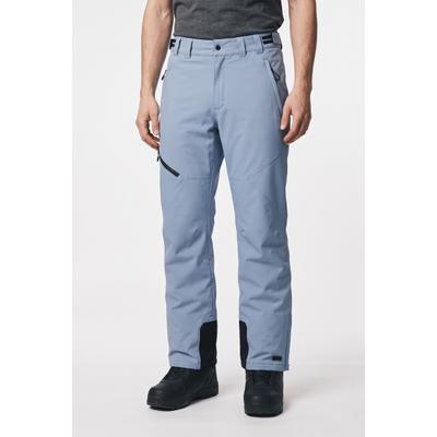 Skihose ICEPEAK "ICEPEAK COLMAN", Herren, Gr. 58, N-Gr, blau (light blau), Web, Obermaterial: 100% Polyester. Futter: 100% Polyester. Wattierung: 100% Polyester, Hosen Skihose, sportliche Passform, für Wintersportarten, mit Reißverschlusstaschen