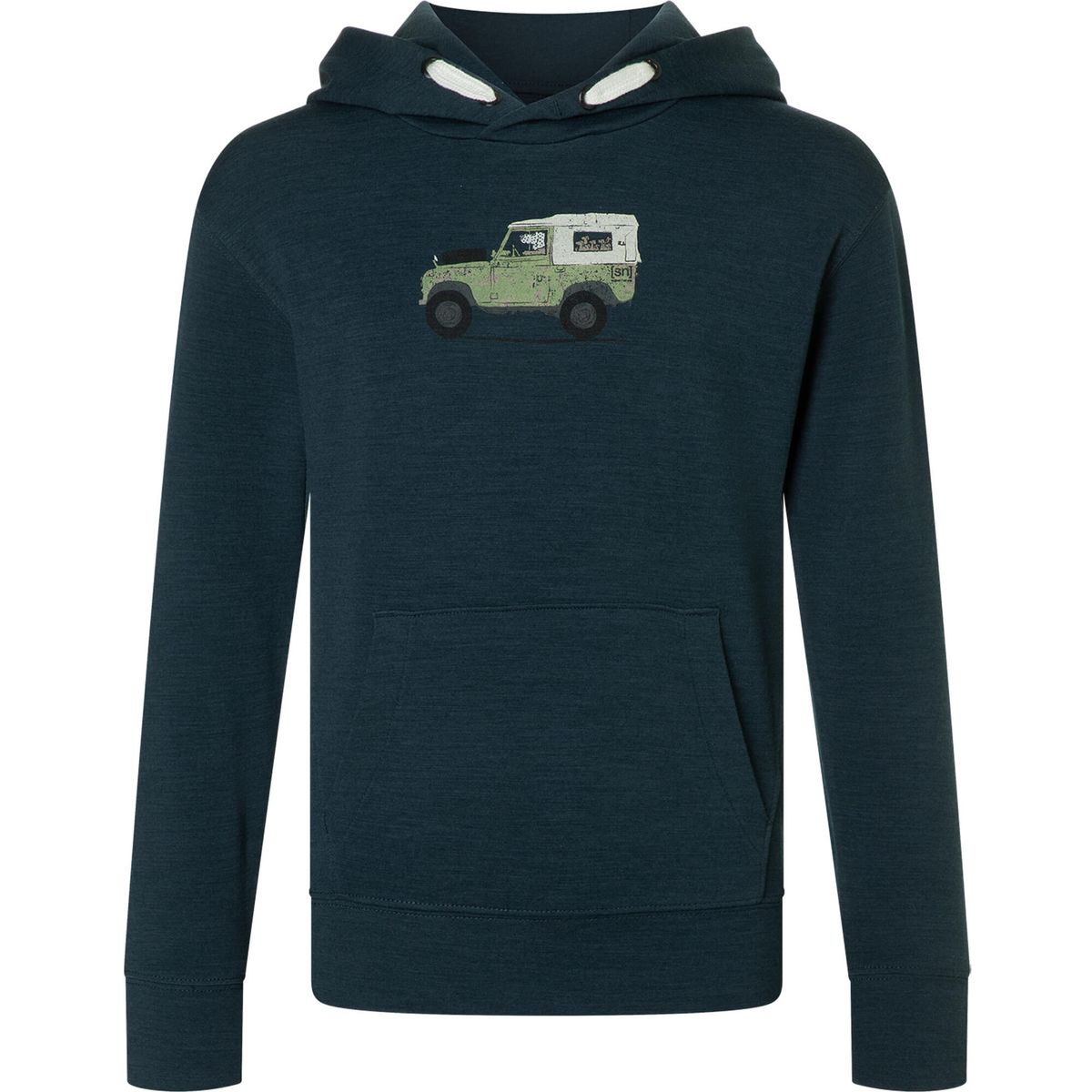 Super.Natural K Dog Excursion Hoodie blueberry/various (W55) 140 SNK001190W55140