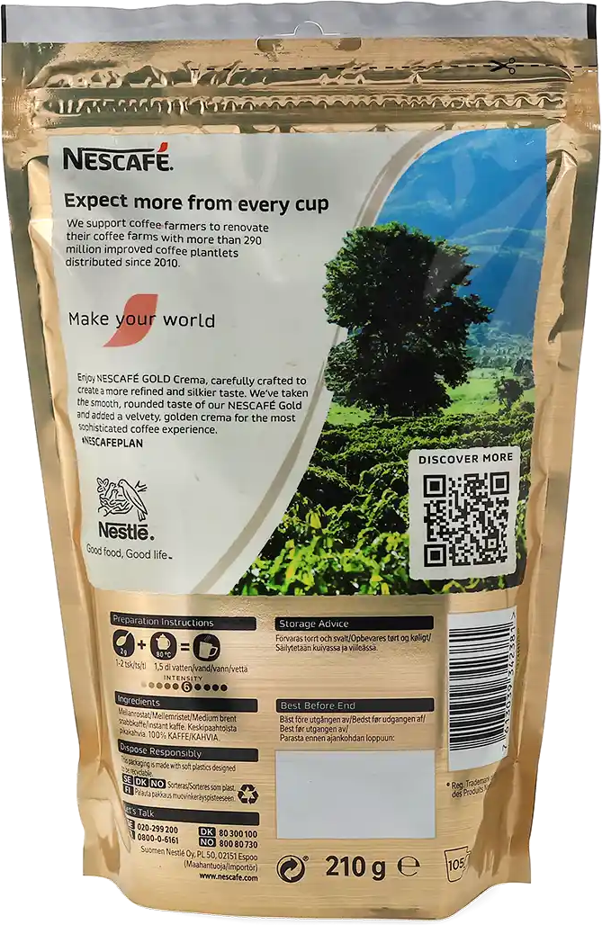 Nescafé   Gold Crema - 210 g café soluble