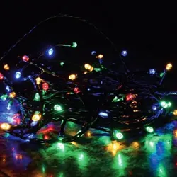Lex 600er LED Lichterkette Außen Innen Partylicht Weihnachtslichterkette multicolor : 600 LED ́s