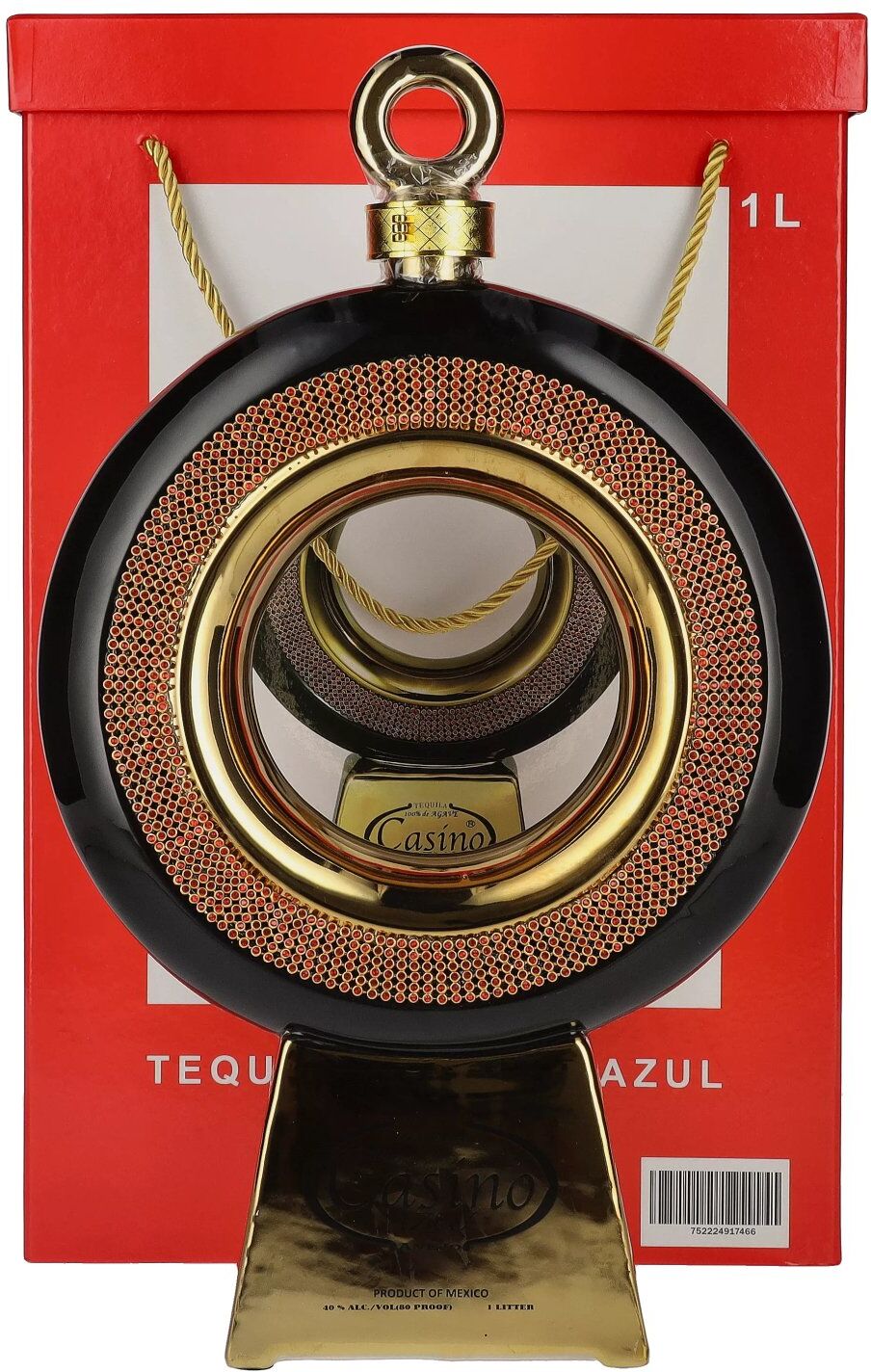 Casino Azul Tequila Casino Azul AÑEJO 100% de Agave Tequila 40% Vol. 1l in Geschenkbox