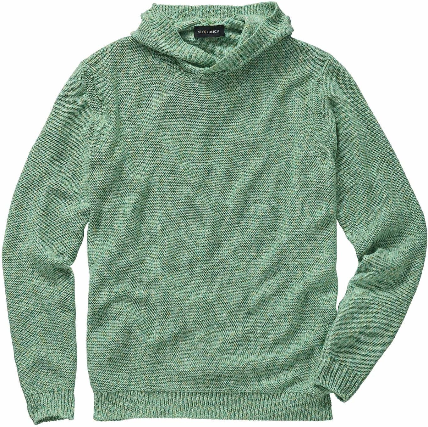 Mey & Edlich Spruzzo-Strickhoodie Grün 46