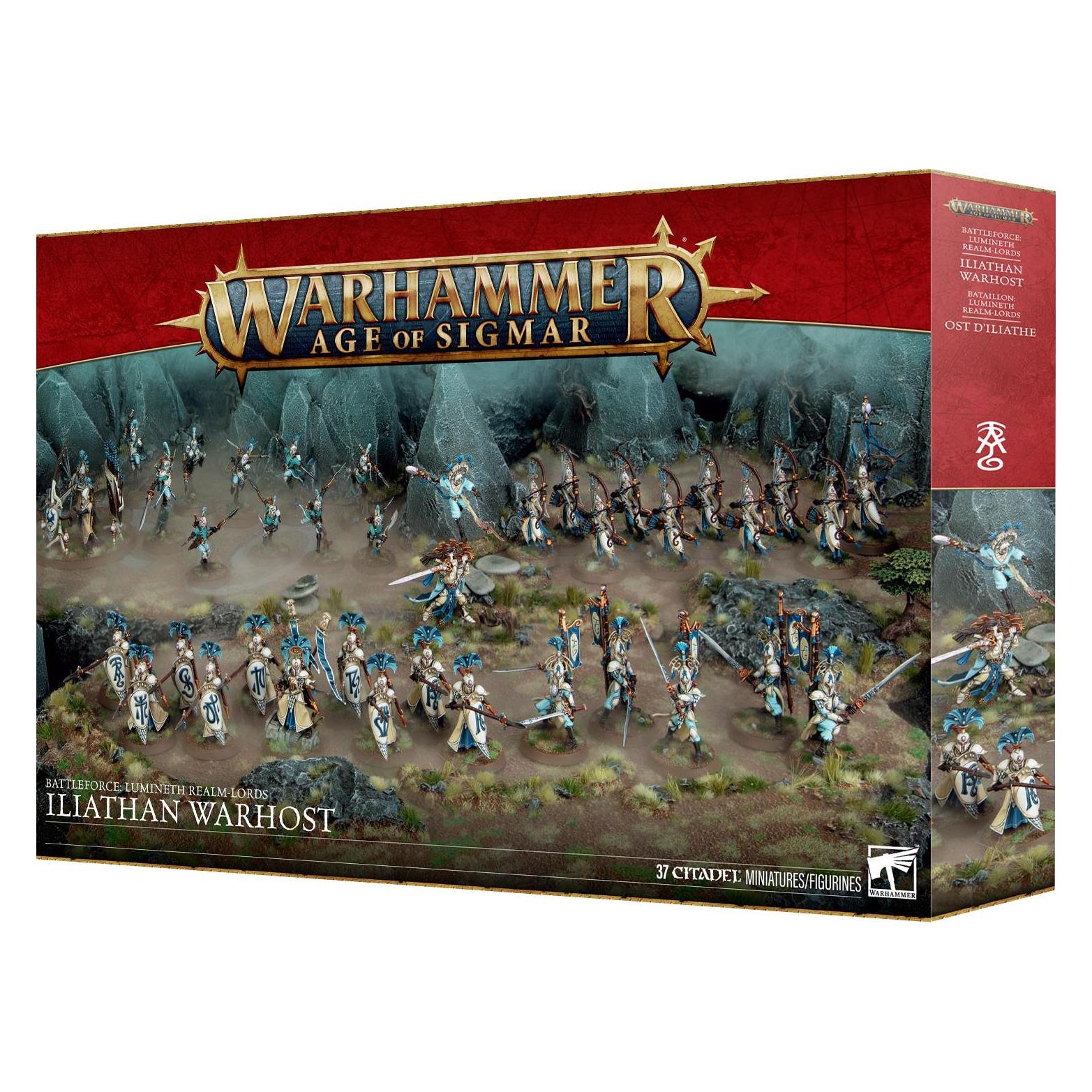 Games Workshop Warhammer AoS - Battleforce Lumineth Realm-Lords : Ost D'Iliathe (Kunststoff) (87-42)