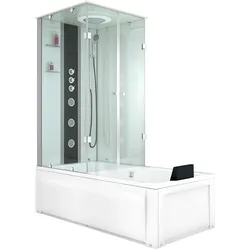 AcquaVapore Whirlpool Dusche Kombination K05-R02-WP-EC Duschtempel 90x180 cm