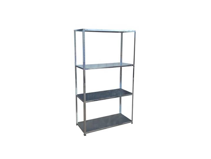 Relaxdays 2X rayonnages Charges Lourdes\, Acier\, HxLxP 145x75x30 cm\, Cap. 160 kg\, 4 Niveaux\, Cave\, Garage & Atelier\, argenté