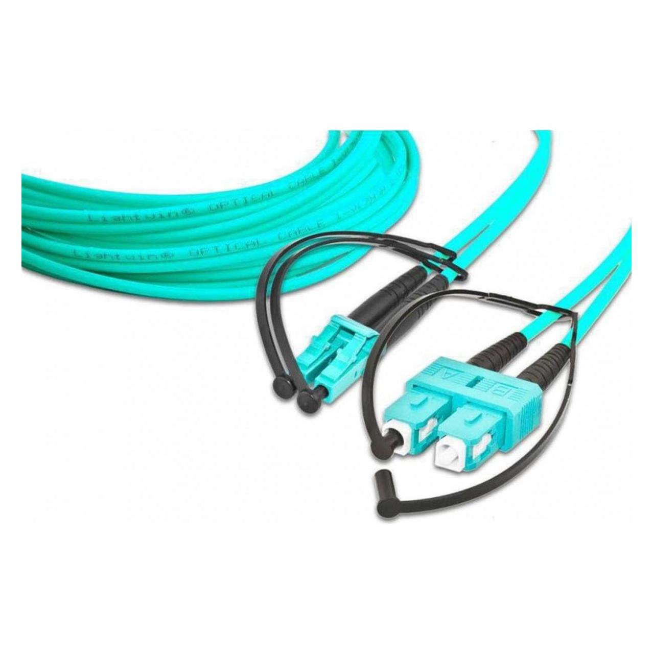 Lightwin LWL Duplex Patchkabel (2 m) (LDP-50 LC-SC 2.0 OM3)