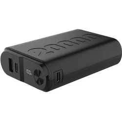 Celly POWERBANK PD 20W 20000 UP BLACK (20000 mAh, 20 W), Powerbank, Schwarz