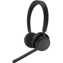 Lenovo Wireless Stereo Headset (Kabellos, USB-C), Office Headset, Schwarz