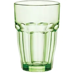 24 x Rock Bar Lounge Mint Longdrink 37cl * - stapelbar  (grün) - Bormioli Rocco (gehärtet)