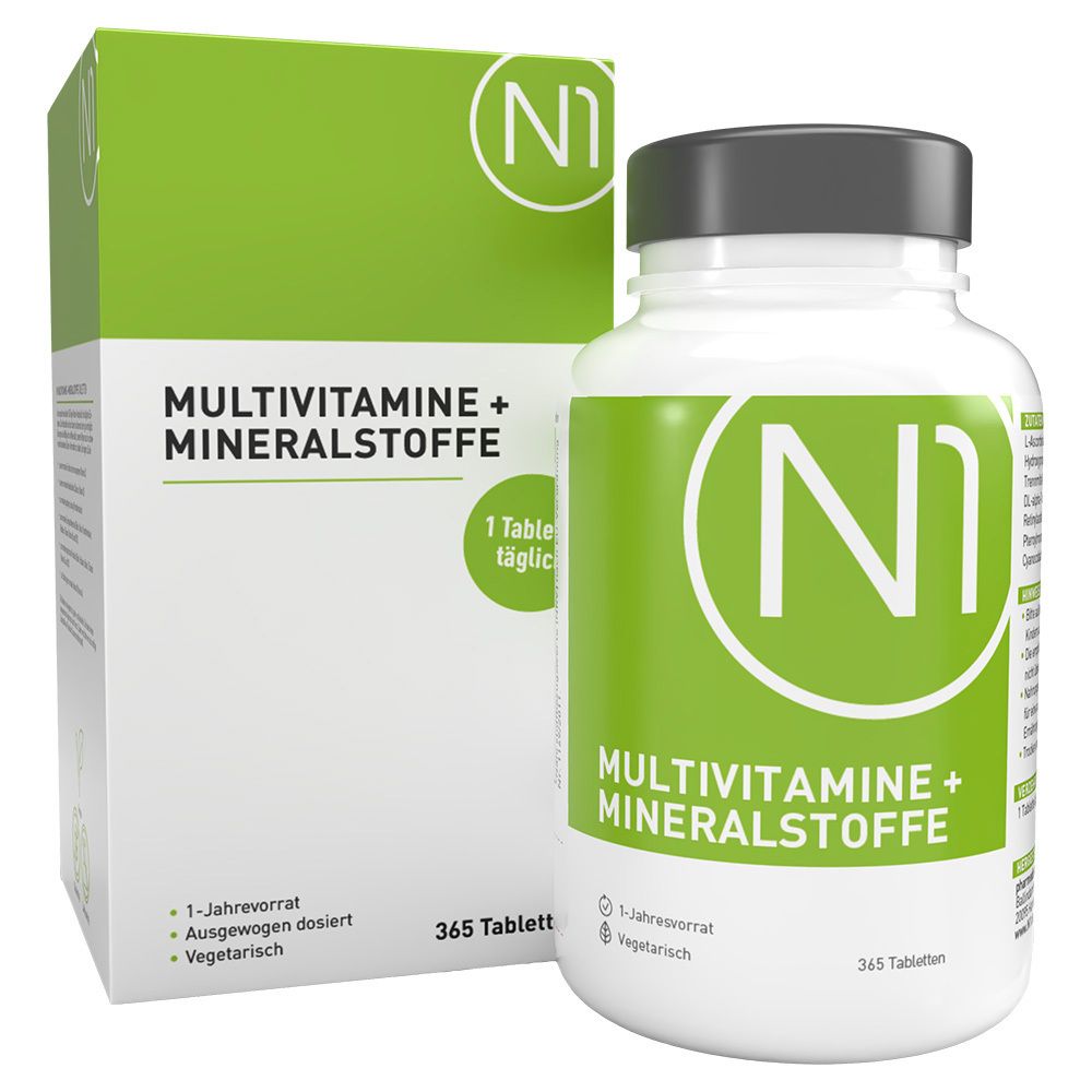 N1 Multivitamine+Mineralstoffe Tabletten 365 St
