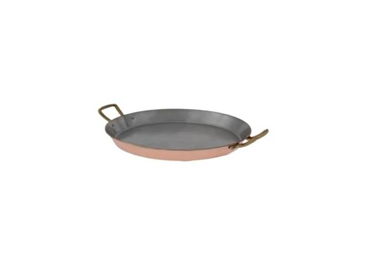 Paellapfanne, Kupferpfanne für Paella - aus Kupfer und Zinn, 40cm