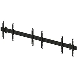 Multibrackets Wandhalterung, 40"-65", schwarz, max 3x30kg, Digital Signage Zubehör, Schwarz