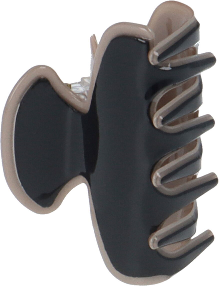 Solida Fermaglio per capelli nero/beige