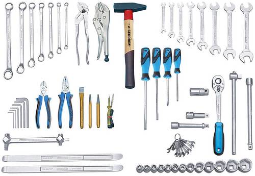 Gedore 6610660 1151-1335 Werkzeugkasten-Set Blau