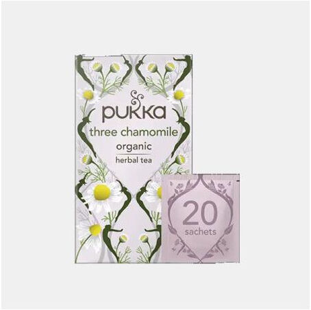 PUKKA TRES CAMOMILAS BIO 20 SAQUETAS