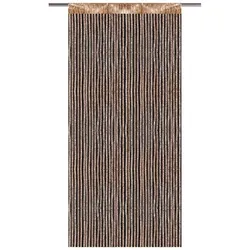 Bestlivings Fadenvorhang Metallic-Streifen gold - gelbgold ca. 90 x 200cm