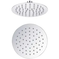 Sined 6 Zoll 15 cm Edelstahl-Rundduschkopf für gesinterte Duschen, ideal für solarbeheizte Duschen Sohlenmodell.