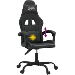 vidaXL Antoine (Ohne Fussablage), Gaming Stuhl, Schwarz