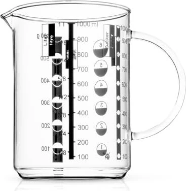 WMF Glas-Messbecher 1 l Gourmet 605972000
