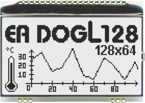 DISPLAY VISIONS LCD-Display (B x H x T) 68 x 51 x 2.8mm