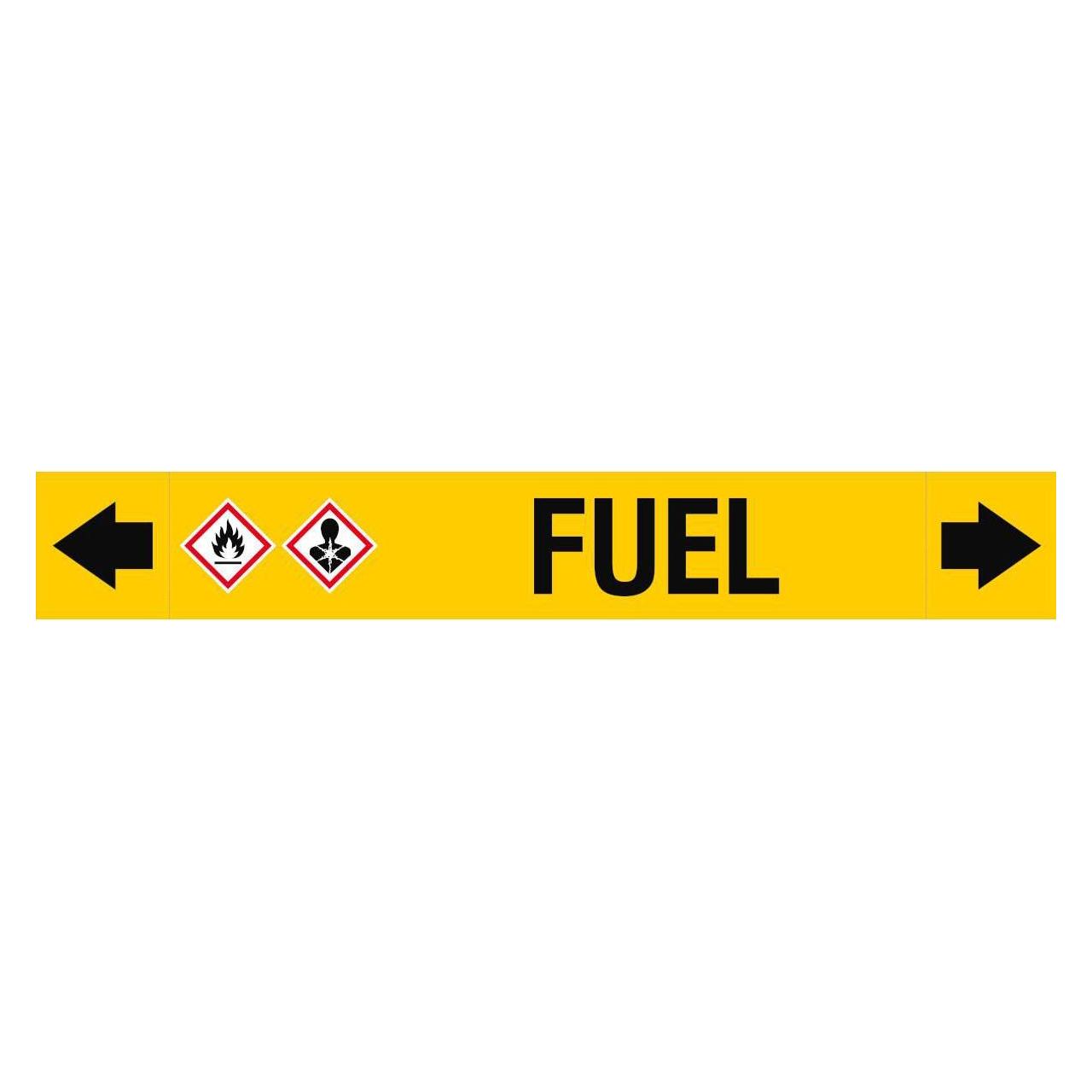 Brady ASME - Rohrmarkierer - Fuel (ASMEPM-100X690MM-FUEL)
