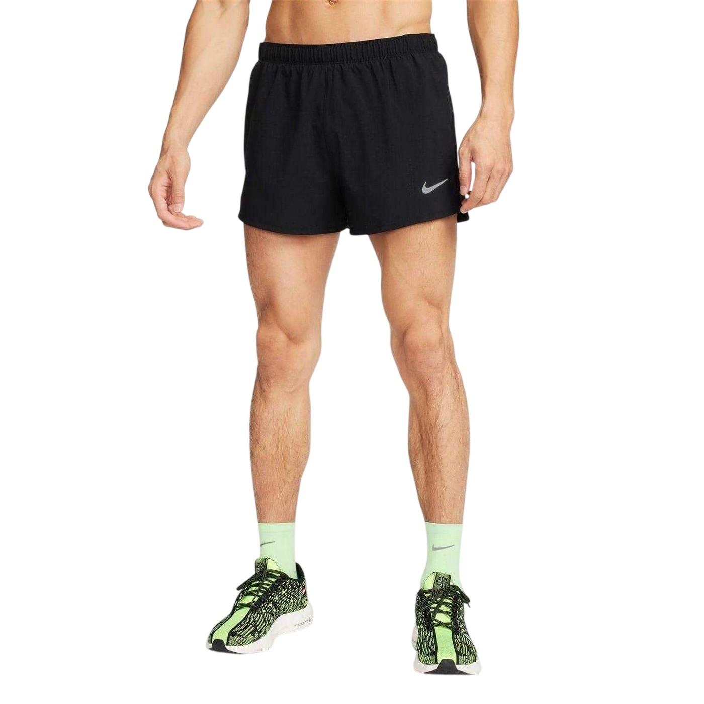 Nike - Laufshorts für Herren (Schwarz/Silber)