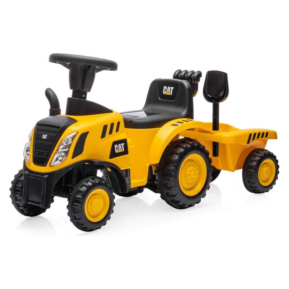 Mally Rückstrahler CAT TRACTOR Milly Gelb (5901761129670)