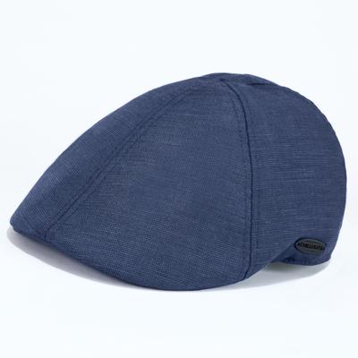 Schiebermütze CHILLOUTS "Kapolei Hat", Herren, Gr. S/M, blau, Kunstfaser, meliert, Mützen, strapazierfähig, pflegeleicht, atmungsaktiv, dehnbarer Gummibund
