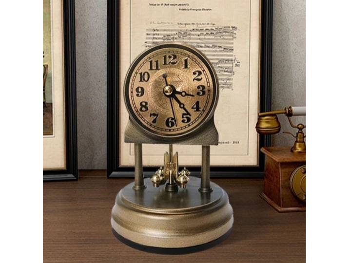 Horloge de bureau avec couvercle en verre acrylique Simple, horloge de Table créative pour Hall d'entrée, Style européen moderne, horloge de bureau pour salon