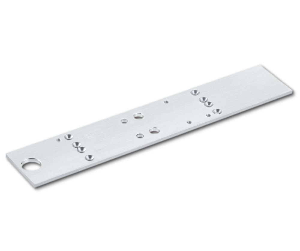 Montageplatte GEZE für TS 5000 EFS/RFS/E-HY/4000 E, Aluminium 059107