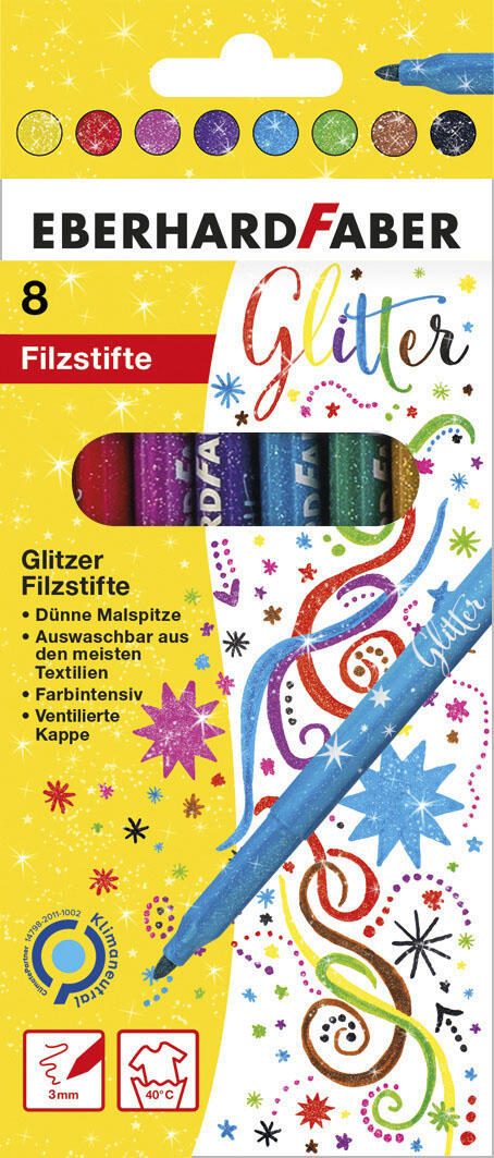 EBERHARD FABER Filzstifte Mehrfarbig 3.0 mm 551008