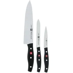 Zwilling Twin Pollux Messerset 3-teilig, Küchenmesser, Schwarz
