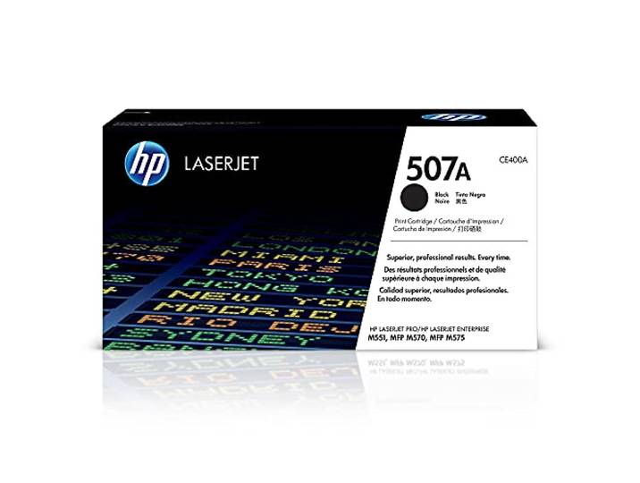 HP 507A Toner Noir Authentique (CE400A)