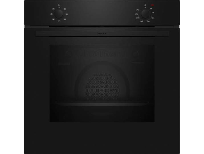 NEFF Backofen B1DCA0AK0 , Energieeffizienz: A, schwarz, B:59,4cm H:59,5cm T:54,8cm, Backöfen, CircoTherm Heißluftsystem ermöglicht optimale Garergebnisse, Backofen