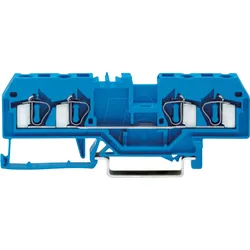 WAGO 281-654 - 4-Leiter-Durchgangsklemme, 4 mm2, blau
