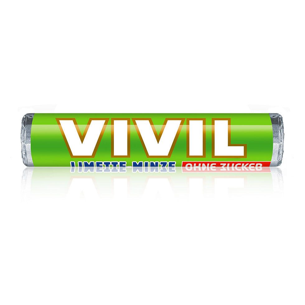 VIVIL® Limette-Minze ohne Zucker Bonbons 28,0 g 2914,0000