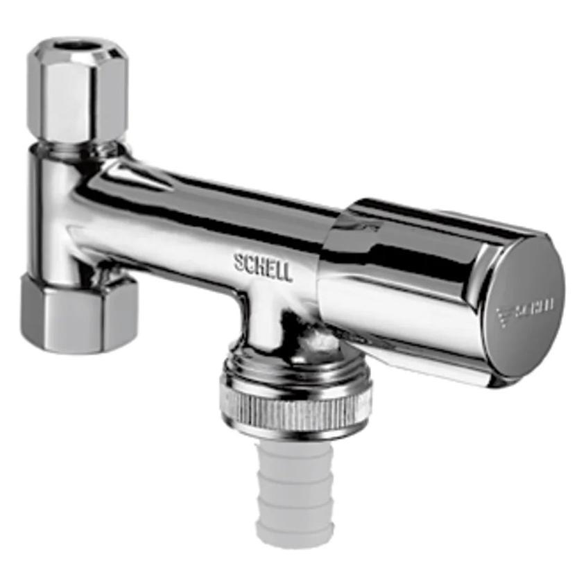 Schell Geräteventil COMFORT chrom, für Eckventile 3/8Zoll 3/8Zoll (033740699)