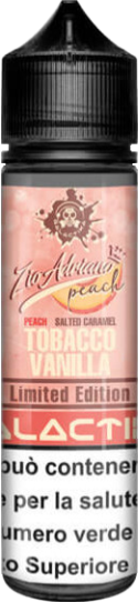 Galactika Zio Adriano Peach Liquido Shot 20ml Tabacco Pesca Vaniglia Caramello Salato