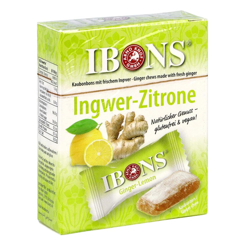 Arno Knof GmbH Ibons Ingwer Zitrone Box Kaubonbons 16884567