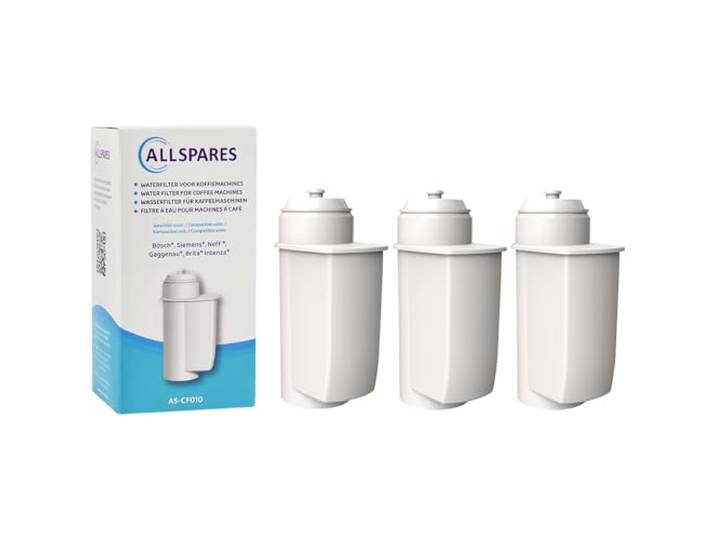 AllSpares Waterfilter geschikt voor o.a. Siemens EQ koffiezetapparaten vervangingsfilter voor BRITA intenza (3 stuks)